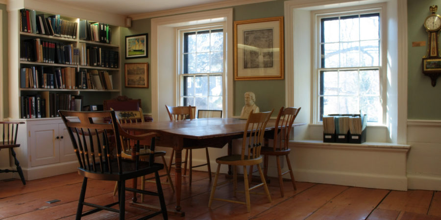 the Lothrop room at the Sturgis Library