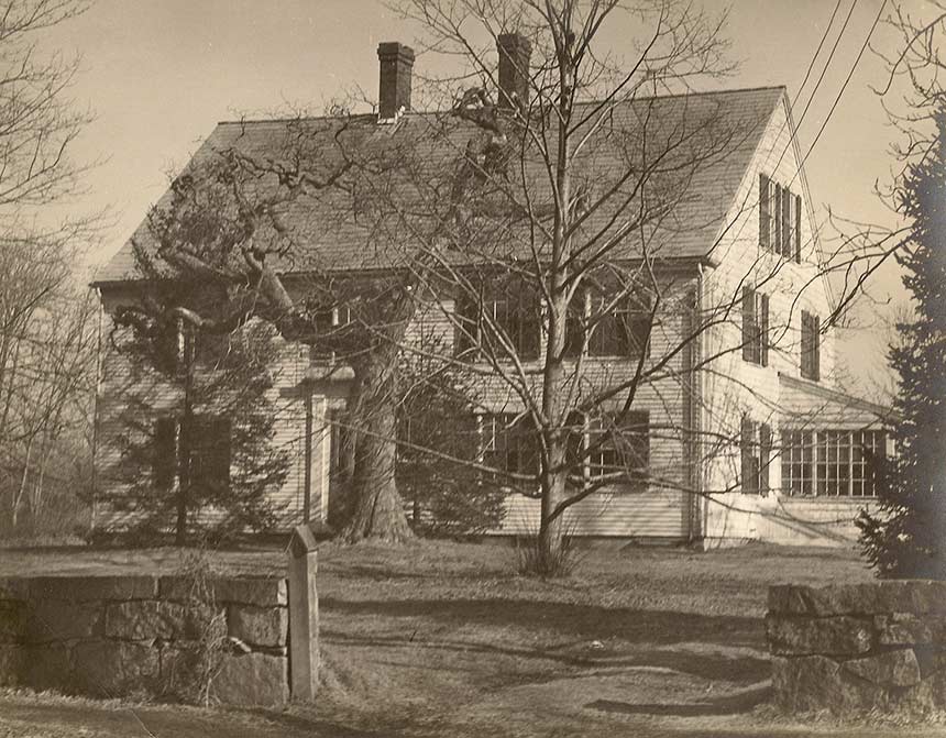 Sturgis Library building in black and white